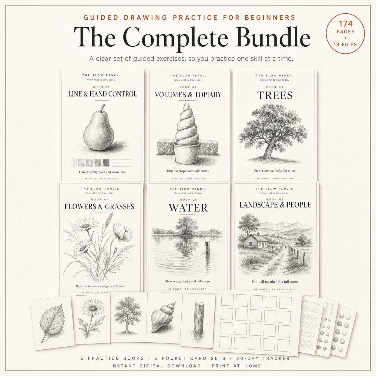 The Complete Bundle β cover of the six printable practice books