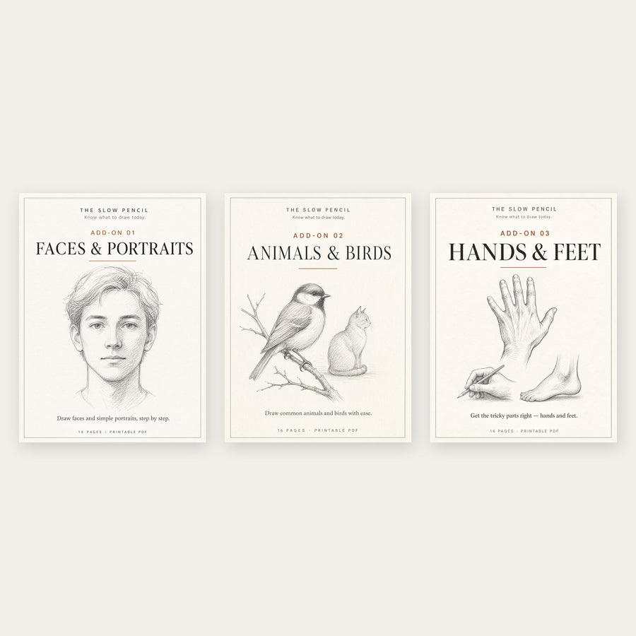 All 3 Add-Ons — Faces, Animals, Hands & Feet