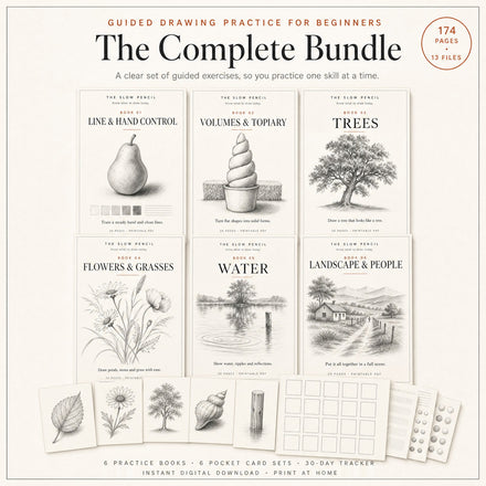 The Complete Bundle — Guided Drawing Practice for Beginners